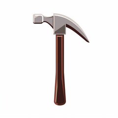 Nail Hammer Logo: Minimalist Design Symbolizing Craftsmanship and Precision