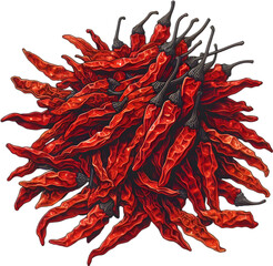 Fototapeta premium pepper - 고추. Generative AI