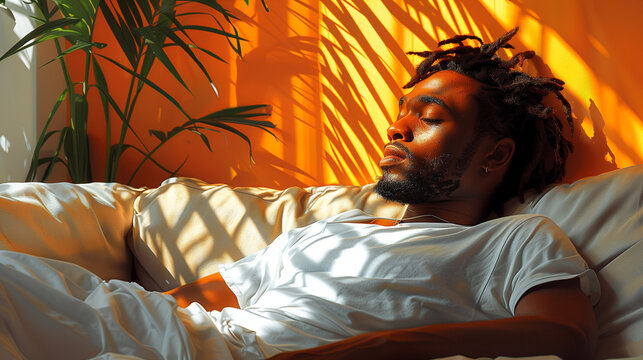 A person who looks depressed.