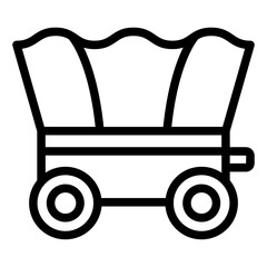 Carriage cart icon