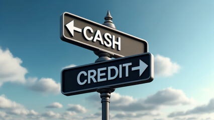 Cash Versus Credit Financial Decision Crossroads