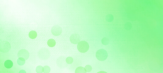 Green bokeh widescreen background for Banner, Poster, celebration, event and various design works