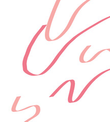 illustration of a background monoline ribbon party element