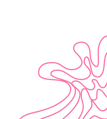 pink wave lines
