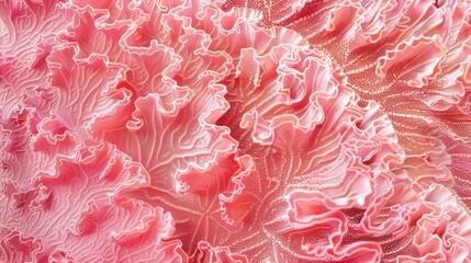 Organic Texture of Hard Coral: Abstract Background in Coral Color