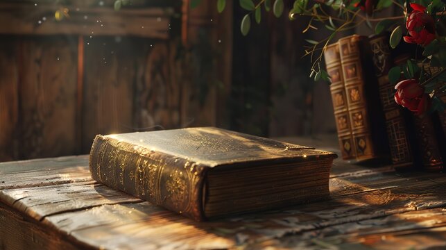 Advertising - product photo of magic book standing