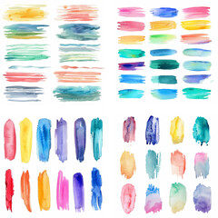 Fototapeta premium splatter spot stain dye ink stroke colourful pastel splash sketch wet creativity watercolor paint