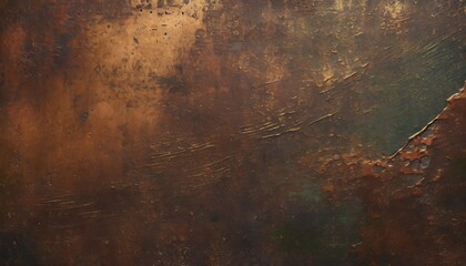 old grunge copper bronze rustic texture generative ai