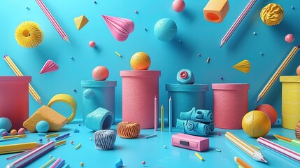 Cute background for a back to school theme.