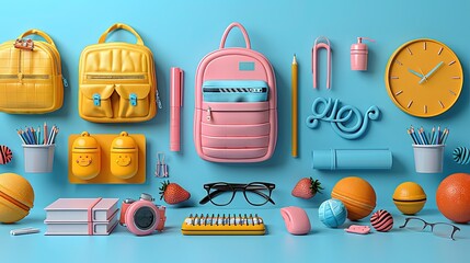 Cute background for a back to school theme.