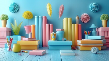 Cute background for a back to school theme.