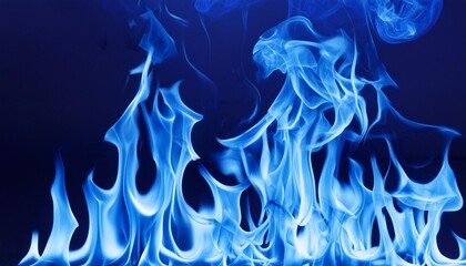 blue fire background