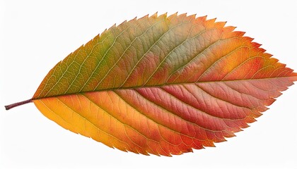 autumn colored fall leaf texture on transparent background overlay