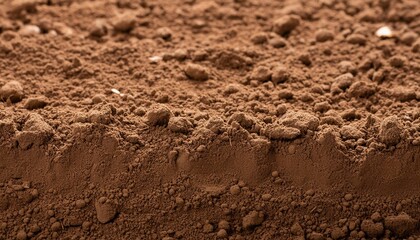 organic soil background brown ground texture closeup