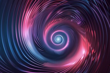 Spiral sound wave rhythm line dynamic abstract vector background