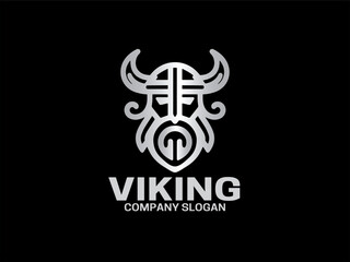 Viking Logo Design Template