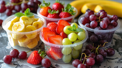 fruit salad in a bowl