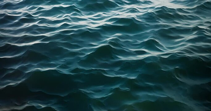 Ocean, water and waves with ripple, nature and flow with earth, environment and seaside. Outdoor, lake and river with moving liquid, texture and light with peace, tranquil and calm with summer