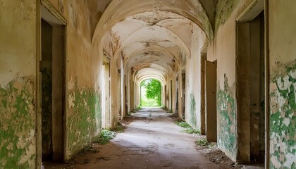 the old shabby corridor