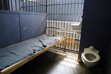 Penitentiary Prison Jail, view inside a cell