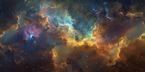 Space galaxy cloud nebula background