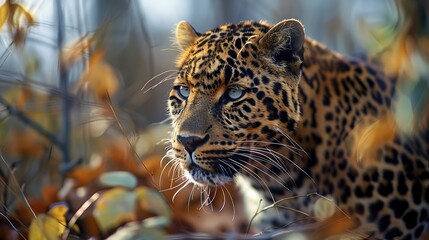 Obraz premium Elusive Amur Leopard