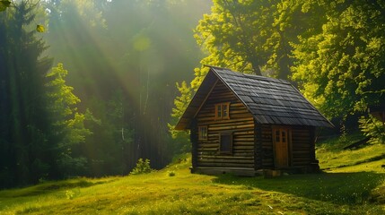 Beginning of a New Journey: Wooden House Symbolism