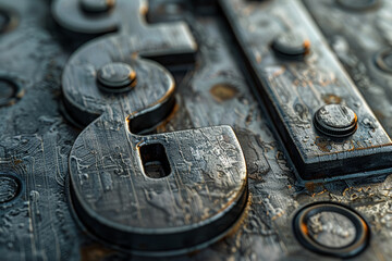 Typography mockups displaying different fonts and type treatments in various contexts to evaluate readability and aesthetics. Concept of typography design. Generative Ai.