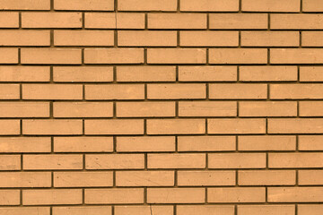 Beige sepia color brick wall stone material pattern texture background