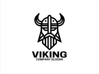 Viking Logo Design Template