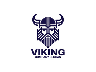 Viking Logo Design Template