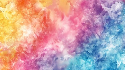 Colorful watercolor surface in a seamless pattern. Repeatable background. Vector illustration