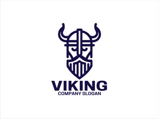 Obraz premium Viking Logo Design Template