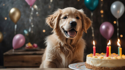 Puppy Celebrates their Birthday