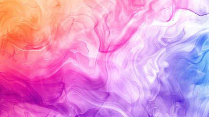 Fototapeta premium Vibrant abstract swirling colors in pink, orange, purple, and blue hues create dynamic, fluid background