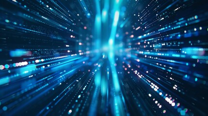 Fototapeta premium A futuristic sleek dark blue abstract, background. 