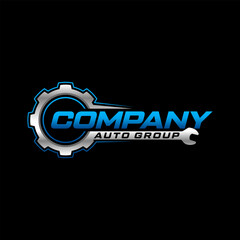 Car repair service, logo design template design