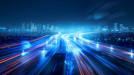 Obraz premium traffic in the city
