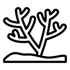 coral reefs icon 