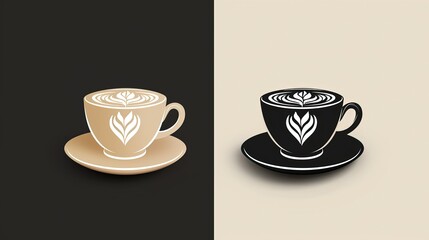 Obraz premium coffee shop logo , cafe logo design , design a coffee shop logo
