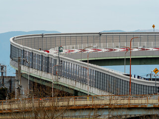 高速道路の渡り線