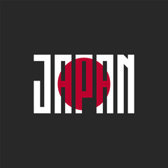 Japan lettering typography