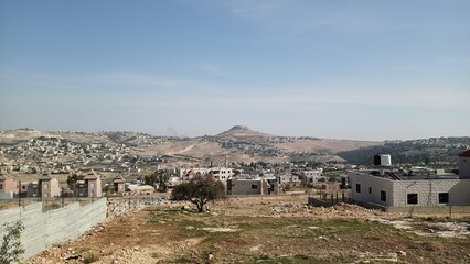 Fureidis Mount in the city of Bethlehem in the West Bank in Palestine, or what is known as Mount Herodion