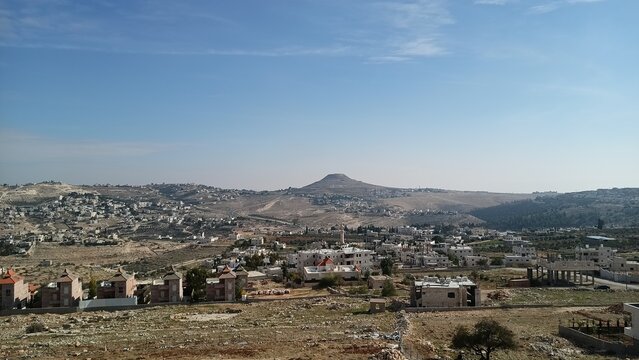 Mount Fureidis in the city of Bethlehem in the West Bank in Palestine, or what is known as Mount Herodion