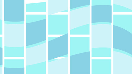 Abstract squares shape background in blue tones