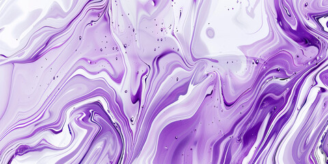 abstract purple and white marble background, generative AI