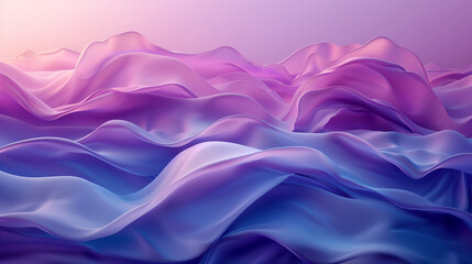 Obraz premium abstract background purple and blue gradient waves, relaxing calming wallpaper, business background, technology background 