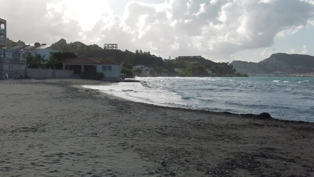 beach of Argassi in Zakynthos