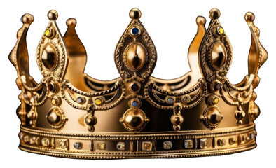 PNG  Crown jewelry gold black background. AI generated Image by rawpixel.