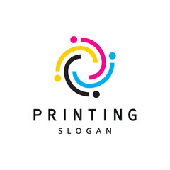 Obraz premium Digital Print Logo Design Template